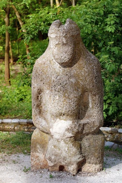 Ancient Scythian Stone Statue Stock Image Image Of Summer Head 5159423