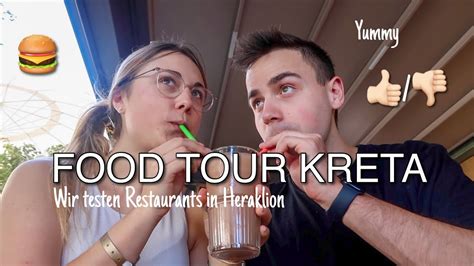 FOOD TOUR KRETA Wir Testen Veganes Food In Heraklion Marenmorereal