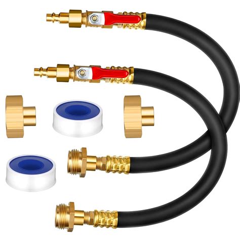 Inch Rv Winterizing Kit Sprinkler Blowout Adapter With Shut Off