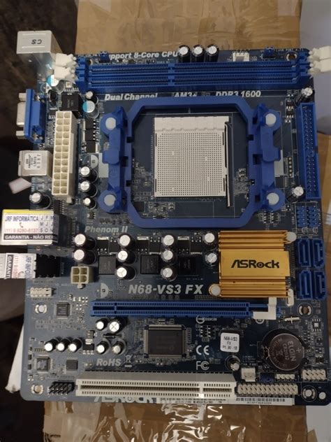 Placa Mae Am3+ Asrock N68 Vs3-fx | Mercado Livre