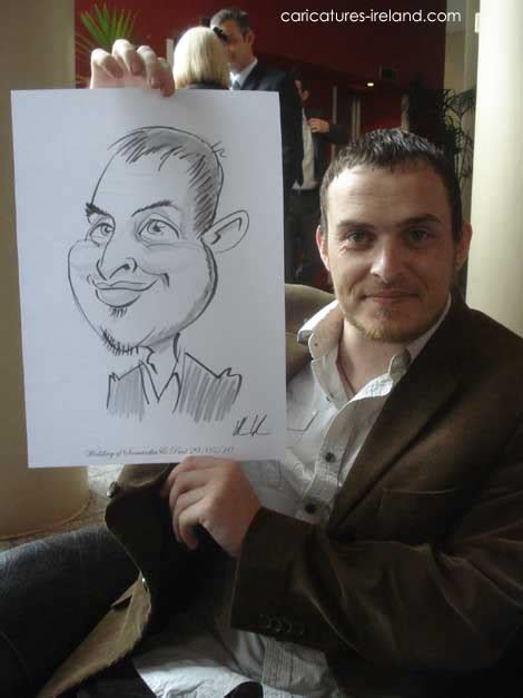 Wedding Entertainment in Whites of Wexford – Caricature Artist Ireland