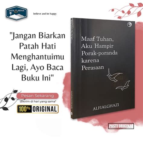 Jual Buku Motivasi Islami Maaf Tuhan Aku Hampir Menyerah Original