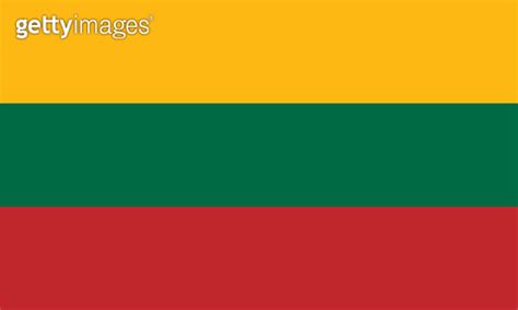 Vector Flag Of The Republic Of Lithuania Proportion 35 The National