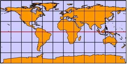 World Map With Grid Lines - Map