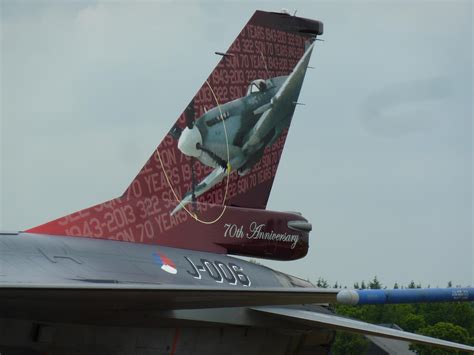 More stunning tail art on Dutch F-16's, this is the other Leeuwarden SQN, 322 with their ...