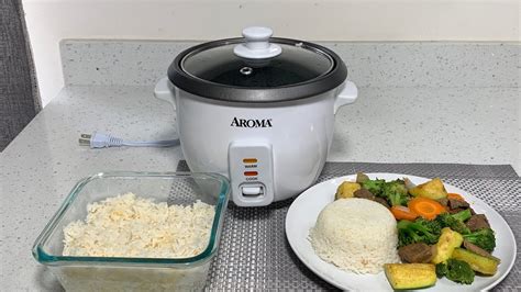 Hice arroz en la olla eléctrica aroma YouTube