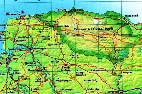 Zkamenět generace Bída exmoor national park map voděodolný Uvidíme se ...