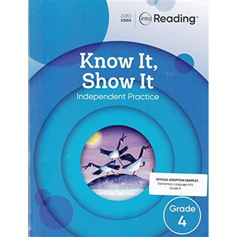 Hmh Into Reading Grade 4 Know It Show It Workbook