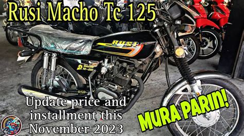 Rusi Macho Tc Update Price And Installment This November Youtube