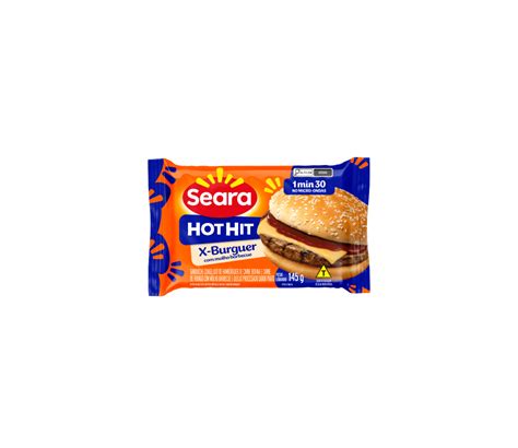 Hot Hit X Burguer C Barbecue Seara 145g