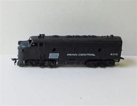 HO Scale Train Locomotive 4335 Penn Central Black Tyco Mantua Style