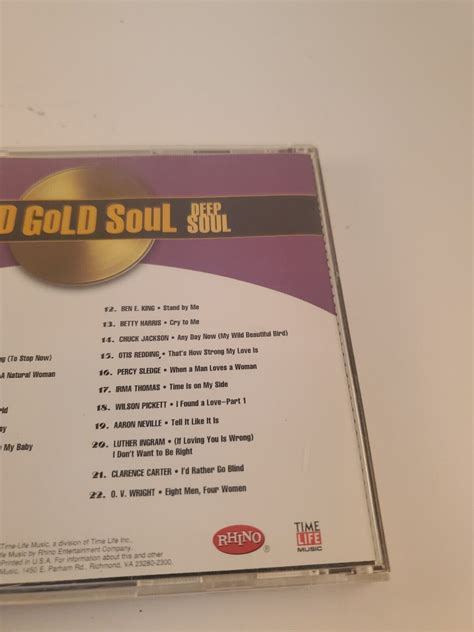 Solid Gold Soul Deep Soul Music Cd Various Artists 2000 03 14