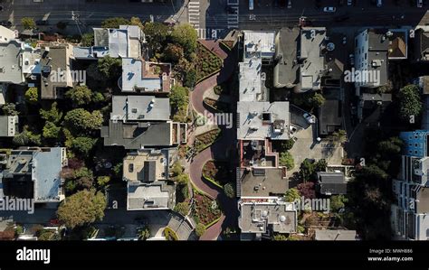 Lombard Street San Francisco Ca Usa Stock Photo Alamy