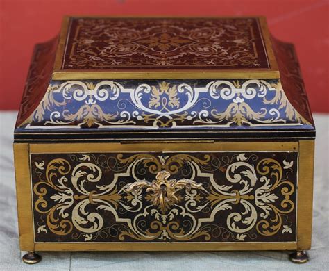 Proantic Boite Coffret d époque Louis XIV En Marquèterie Boulle