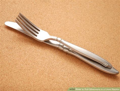 How To Roll Silverware In A Linen Napkin 12 Steps With Pictures