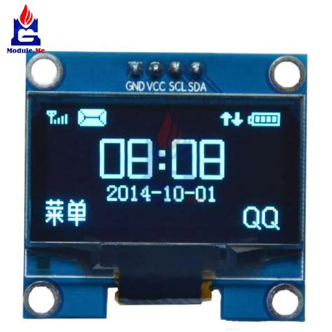 Blue Pin Inch Iic I C Serial X Ssh Oled Lcd Display