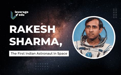 Rakesh Sharma, The First Indian Astronaut in Space - Leverage Edu