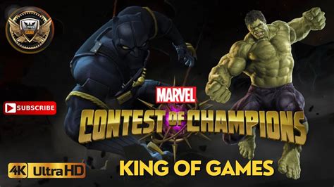 Marvel Contest Of Champions Black Panther Vs Red Hulk Marvel