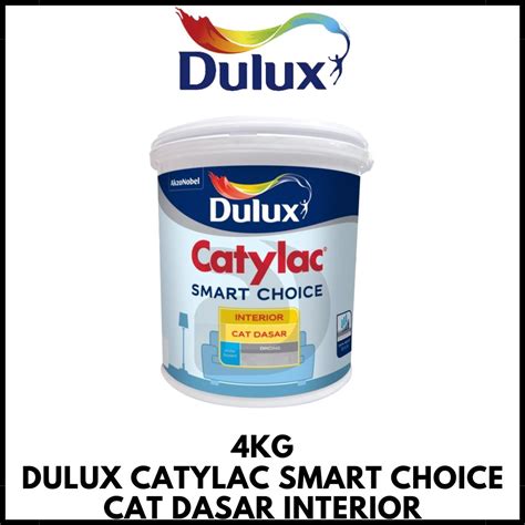 Dulux Catylac Smart Choice Cat Dasar Interior Galon Kg Cat Tembok