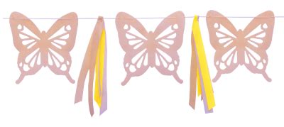 Banderin Friselina Calado Mariposa Nude Taller Creativo