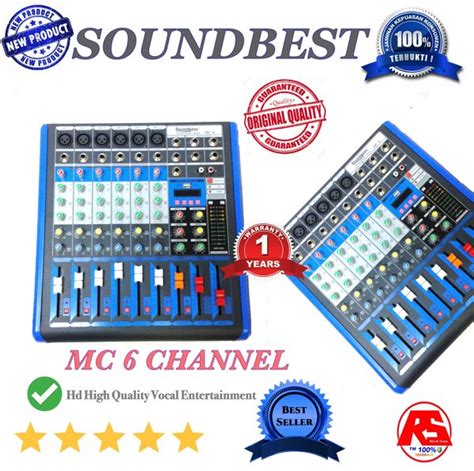 Jual Mixing Mixer Soundbest Mc Original Full Channel Effect Di Lapak