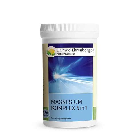 Magnesium Komplex In Dr Ehrenberger Anatis Naturprodukte