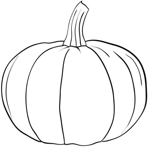 Blank Pumpkin Template - Coloring Home