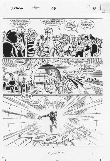 Superman 128 Pg 8 By Ron Frenz In Richard Oh S Ron Frenz Comic Art