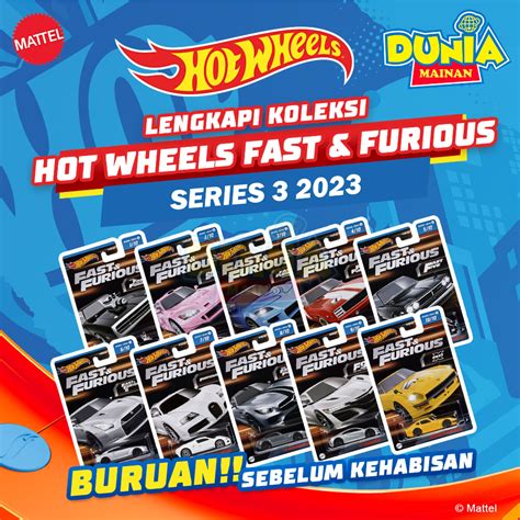 Jual Hot Wheels Fast Furious 2023 Series 3 70 Dodge Charger RT Honda S2000 Mazda RX 8