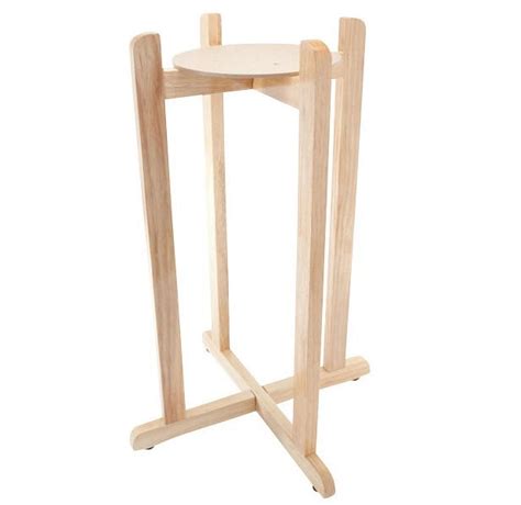 Aquanation Floor Wood Stand Natural Varnish 27 For Water Crock Water Bottles 3 And 5 Gallon