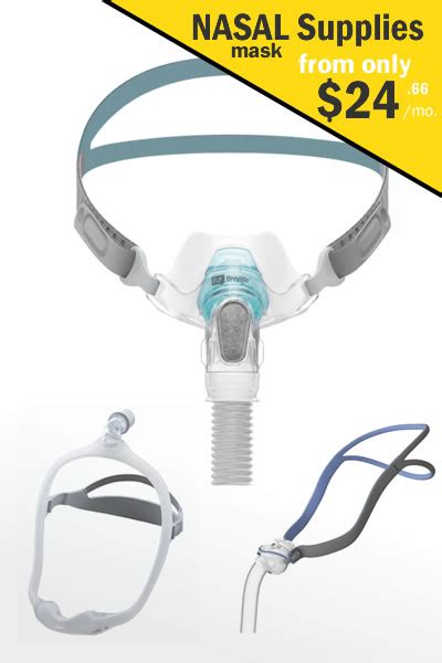 nasal-masks-for-cpap-machine - CPAP sleep study test, equipment, supplies