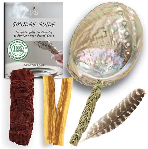 Sage Smudge Kit Dragon S Blood Sage Sweetgrass Braid Palo Santo