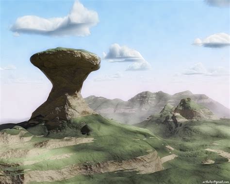 Weird landscape by artkalev on DeviantArt