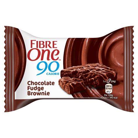 Fibre One Low Calorie Bar Chocolate Fudge Brownie 24g Fibre One 90