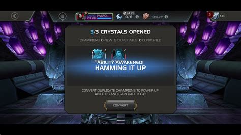 3x 6 Star Omega Sentinel Zero Tolerance Crystal Opening Mcoc Youtube