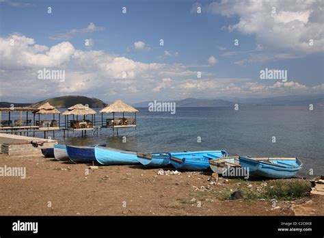 Lake Ohrid Albania Stock Photo - Alamy