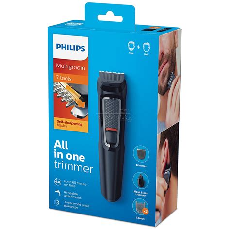 Philips Multigroom 3000 Series 7 In 1 Black All In One Trimmer Mg3720 15 Euronics