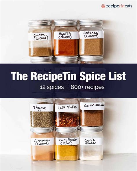 12 spices for 800+ recipes | RecipeTin Eats