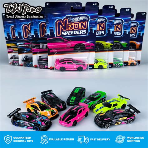 Hot Wheels Neon Speeders Porsche GT Cup McLaren F GTR Ford GT BMW M GT