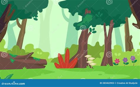 Rain Forest Animation stock video. Video of earth, flat - 283463903