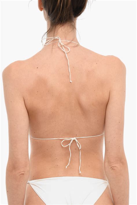 Oseree Solid Color Triangle Bikini Top Women Glamood Outlet