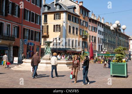 France, Savoie, Chambery, St Leger square in the old town Stock Photo - Alamy