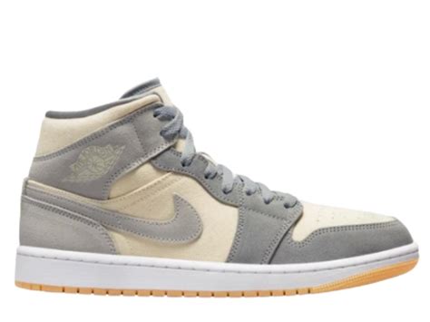 สนกเกอร Jordan 1 Mid SE Coconut Milk Particle Grey SASOM