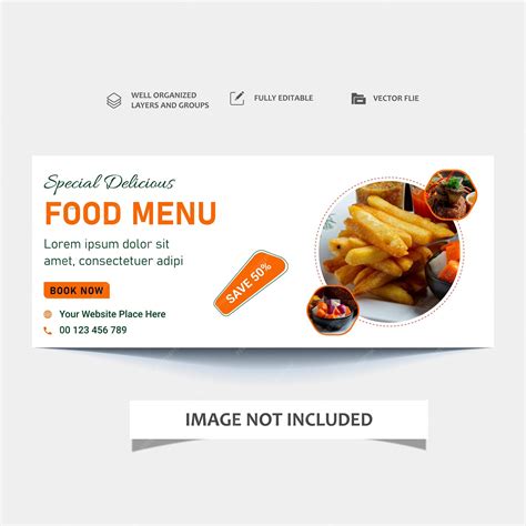 premium vector vector food menu  restaurant web banner template