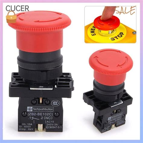 Cbt Durable Red Xb Bs C Mm Emergency Stop Switch Push Button