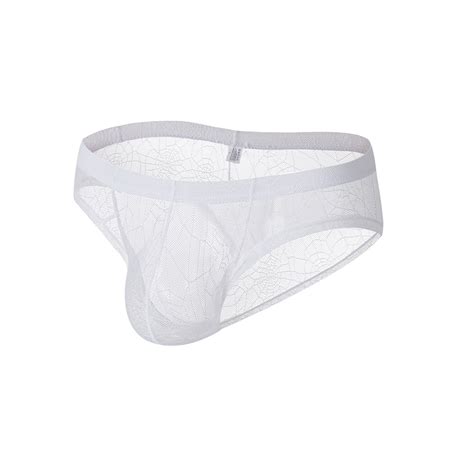 Men S Sexy Sheer Bulge Pouch Low Waist G String Bikini Underwear S XL