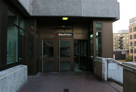 Blackfriars Stations Hidden Puddle Dock Entrance