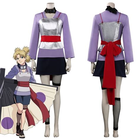 Anime Naruto Temari Cosplay Costume