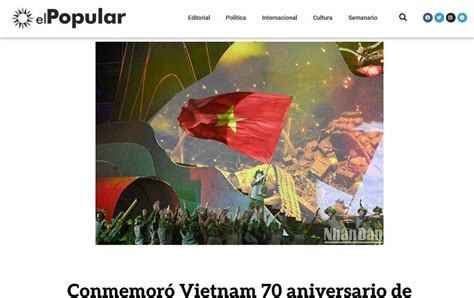 70 ans de la Victoire de Diên Biên Phu un journal uruguayen apprécie