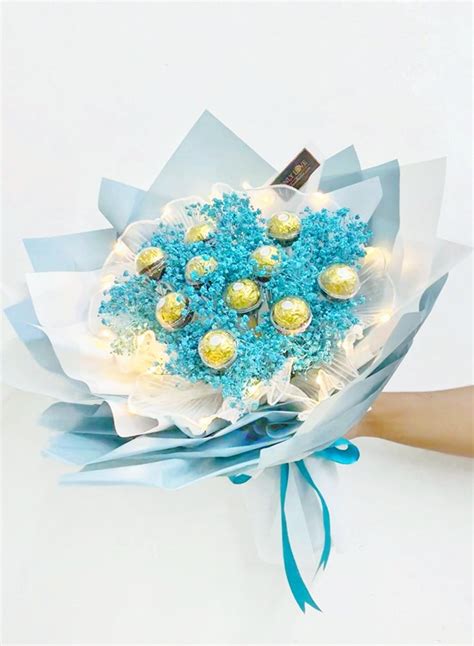 E Ferrero Rocher Bouquet Sameday Flower Delivery To Malaysia Only